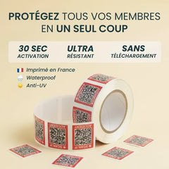 Rouleau de 20 stickers Club vinyle