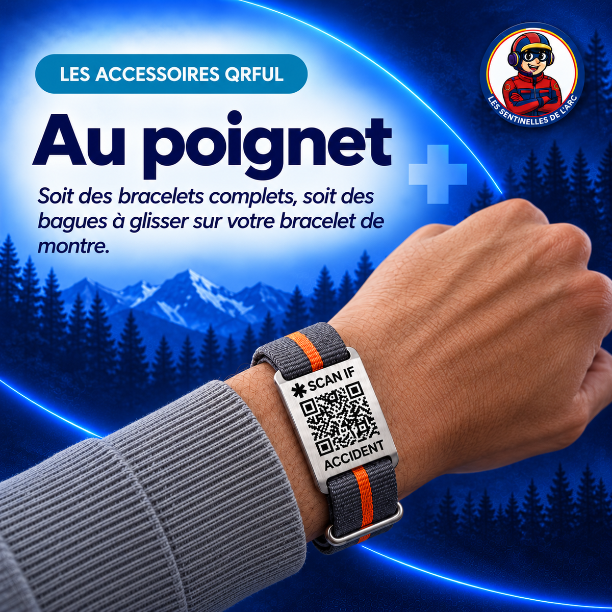 QR Codes à mettre au poignet