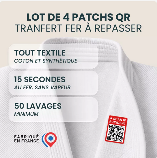 4 patchs à floquer