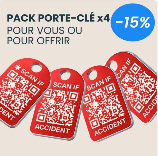 Pack Porte-clés x4