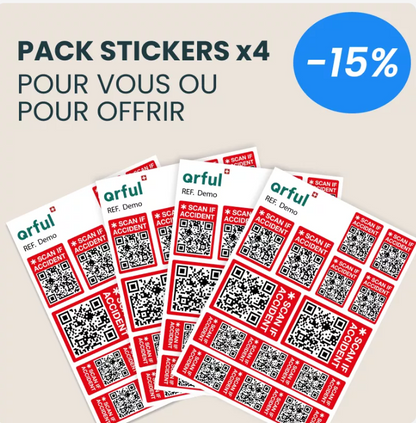 Pack Stickers x4